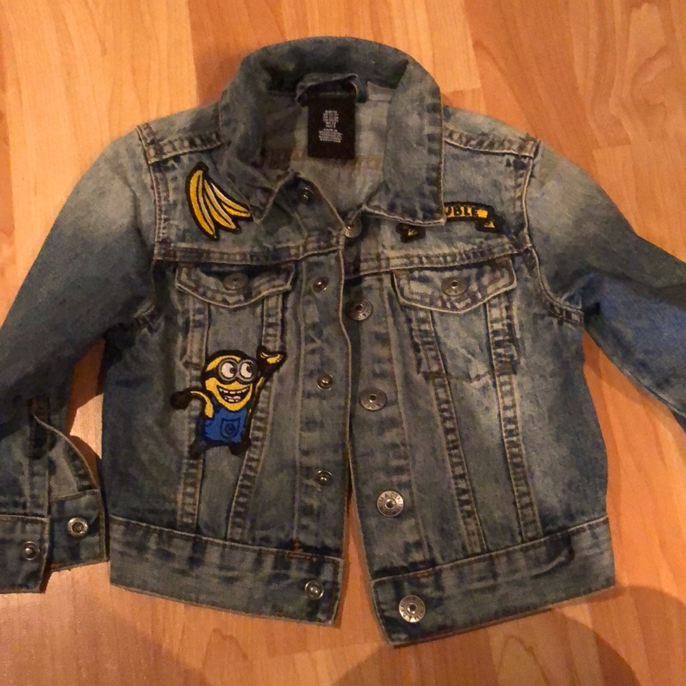 CUTE MINION JEAN JACKET (infant) 18-24 M